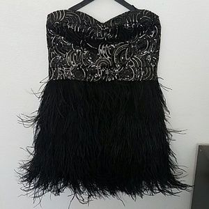 Strapless Bebe dress